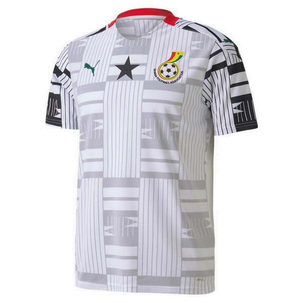 Heimtrikot Thailand Ghana 2020 Weiß Günstige Fußballtrikots